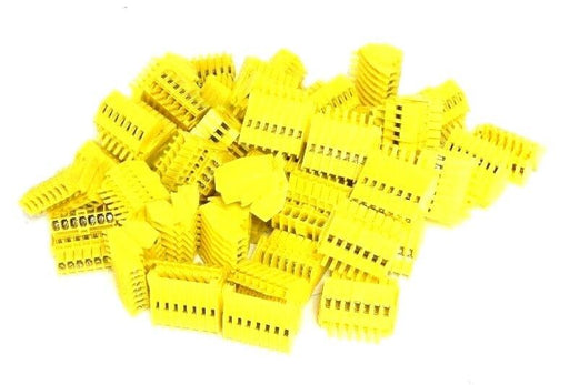 LOT OF 40 NEW GENERIC WPL7 YELLOW CONNECTORS E47048SP