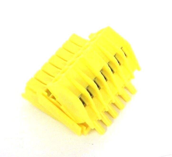 LOT OF 40 NEW GENERIC WPL7 YELLOW CONNECTORS E47048SP