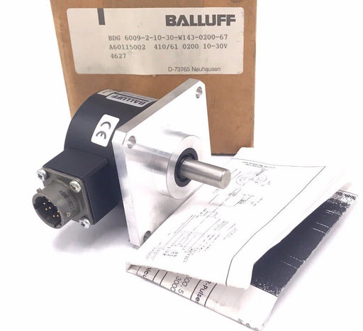 NEW BALLUFF BDG 6009-2-10-30-W143-0200-67 INCREMENTAL ENCODER 10-30V