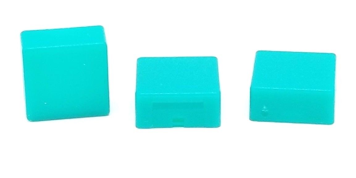LOT OF 3 NEW HONEYWELL MICRO SWITCH AML51-C10G LENSES GREEN SQUARE