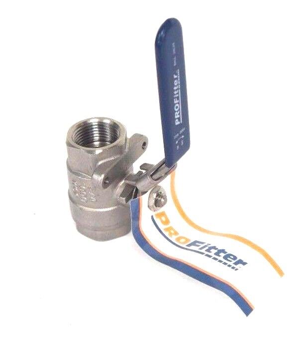 NEW FASTENAL 0427111 PRO FITTER BALL VALVE 3/4" NPT, 1000 WOG