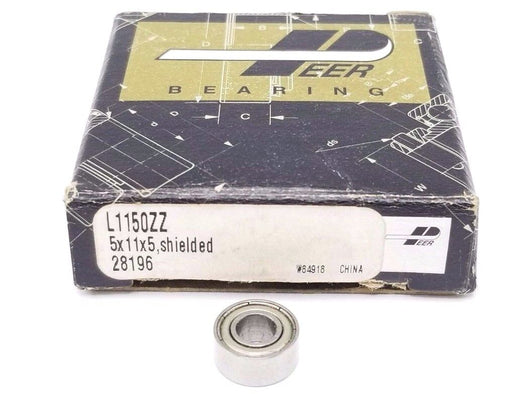 NIB PEER BEARING L1150ZZ SHIELDED BEARING 28196