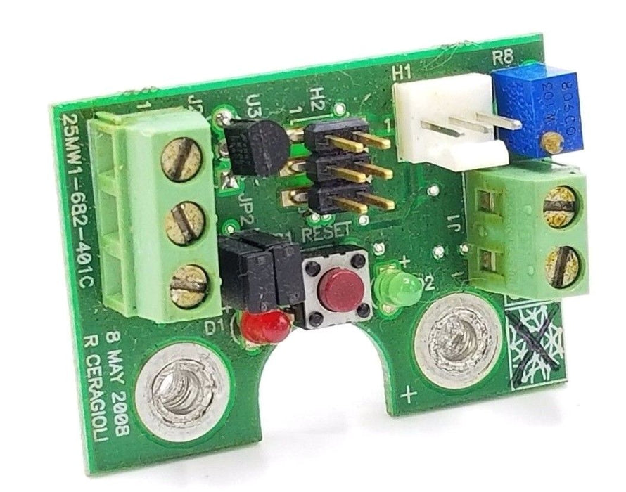 CRYDOM 25MW1-682-401C RELAY BOARD ECD CONTROL 25MW1682401C