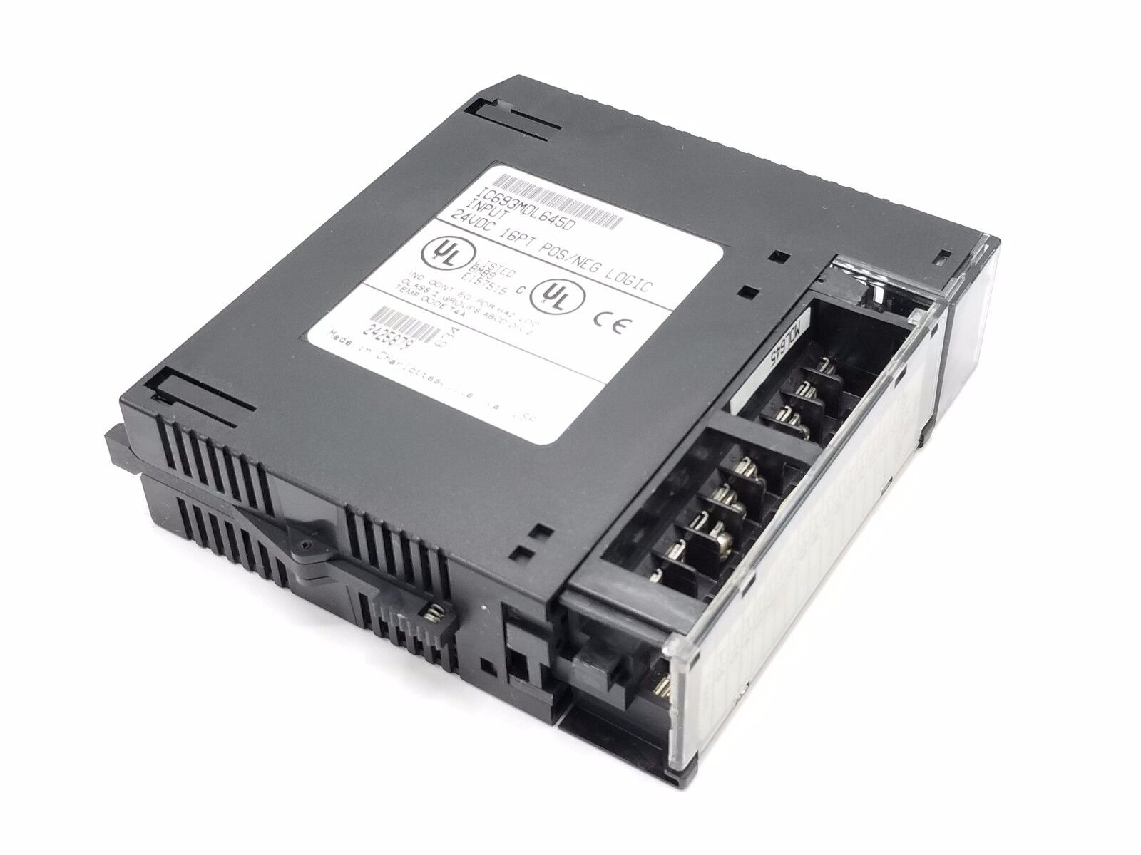 GE FANUC IC693MDL645D INPUT MODULE 24VDC 16PT POS/NEG LOGIC