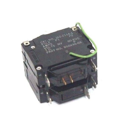 LOT OF 2 NEW HEINEMANN D50496-03 CIRCUIT BREAKERS CAT NO. JA2-Z114-1