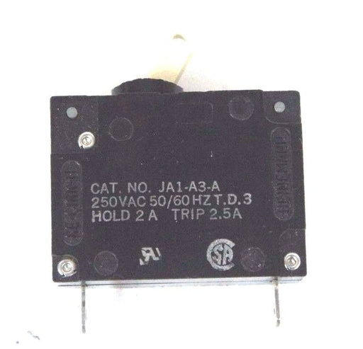 LOT OF 14 HEINEMANN JA1-A3-A CIRCUIT BREAKER HOLD 2A, TRIP 2.5A, JA1A3A