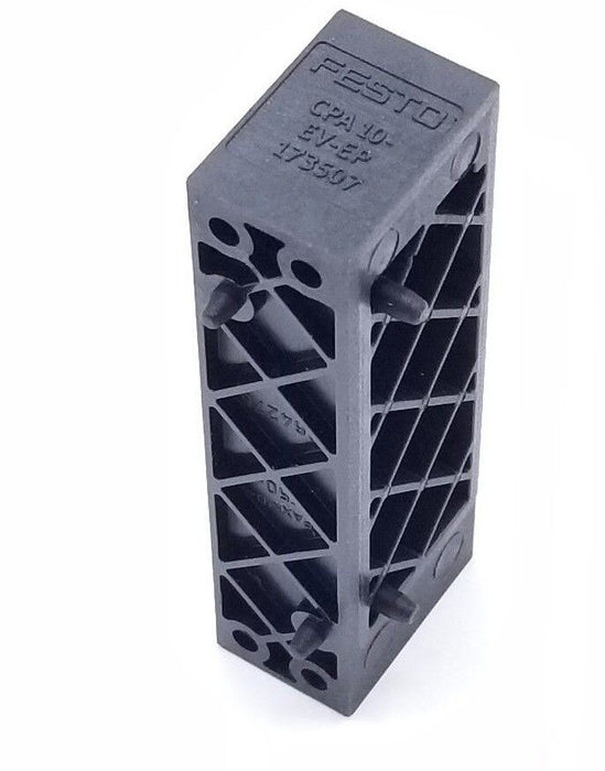 NEW FESTO CPA10-EV-EP BASE END COVER FOR SOLENOID VALVE ASSEMBLY 173507