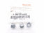NEW REXROTH P-068155-00000 PNEUMATIC TUBE NUT OD: 3/8IN KIT OF 3 PLASTIC NUTS