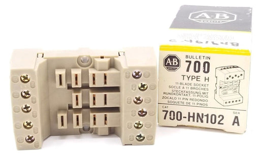 NIB ALLEN BRADLEY 700-HN102 11 PIN, RELAY, 10A, TYPE H, 700HN102, SER. A