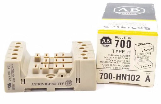 NIB ALLEN BRADLEY 700-HN102 11 PIN, RELAY, 10A, TYPE H, 700HN102, SER. A