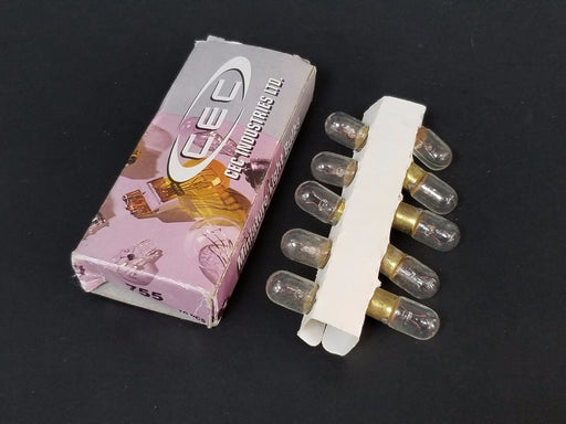 BOX OF 10 NEW CEC INDUSTRIES LTD MINIATURE LIGHT BULBS