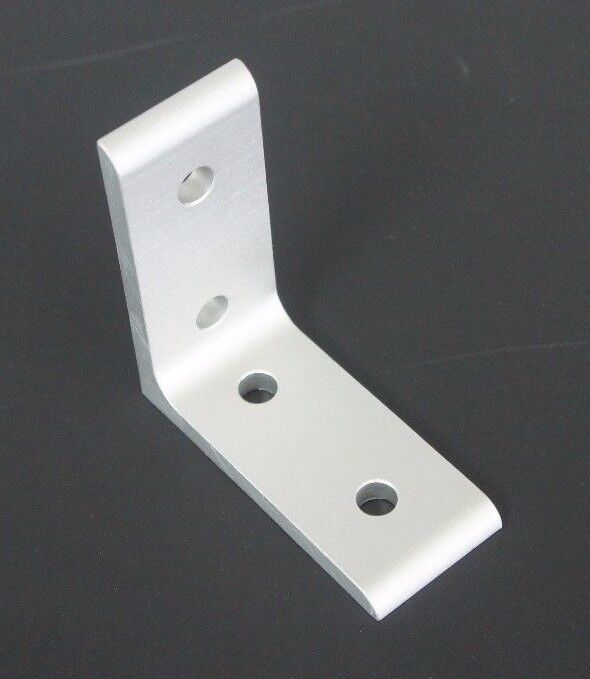 LOT OF 8 NEW GENERIC 2RCW5 INSIDE CORNER BRACKET, 4 HOLE