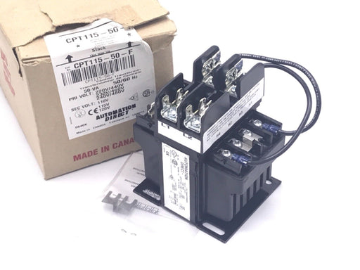 NEW AUTOMATION DIRECT CPT115-50-F TRANSFORMER CPT11550F