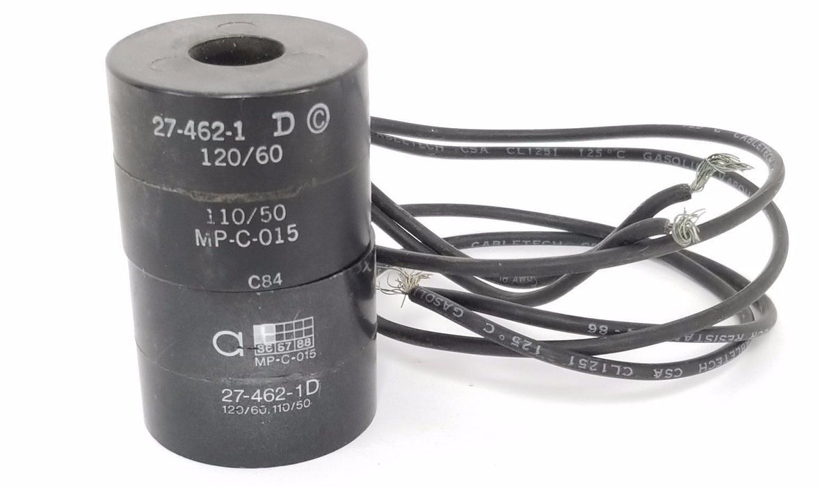 LOT OF 2 ASCO 27-426-1-D SOLENOID COILS 110-120V, 50/60HZ, MP-C-015
