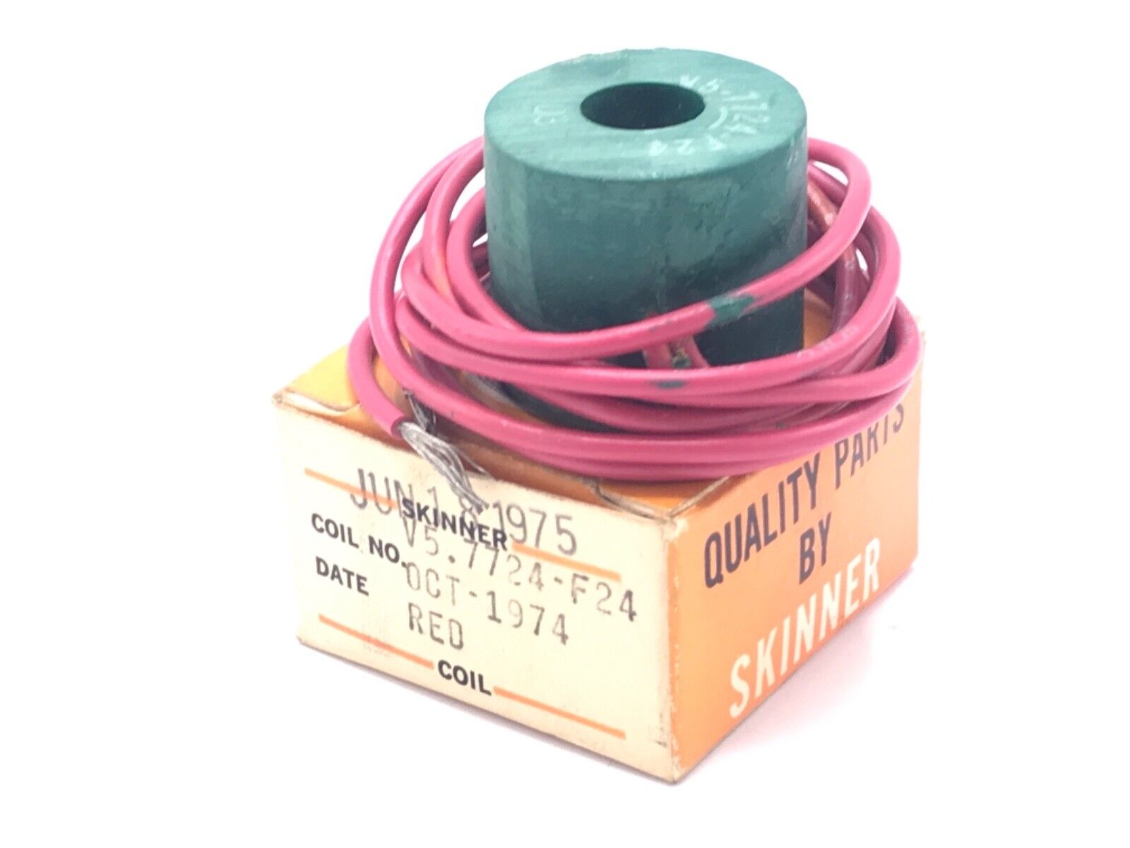 NIB SKINNER V5.7724-F24 VALVE REPLACEMENT COIL 4.0-4.9 OHMS
