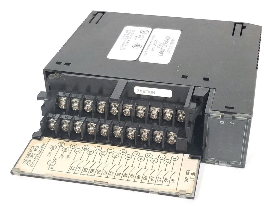 GE FANUC IC693MDL240D INPUT MODULE 120VAC 16PT