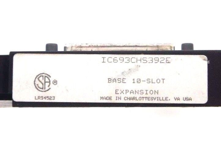 GE-FANUC IC693CHS392E BASE 10-SLOT EXPANSION