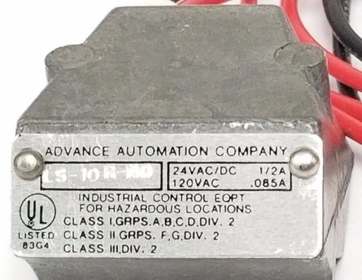 NEW ADVANCE AUTOMATION COMPANY LS-10R-NO LMIT SWITCH LS10RNO