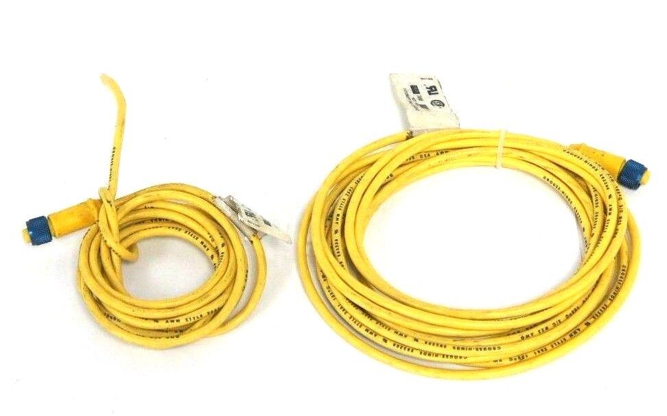 LOT OF 2 COOPER BUSSMANN 5000117-6 MINI-CONNECTORS 300V 3AMP 3POLE 5PIN FEMALE