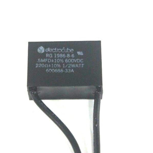 LOT OF 2 NEW RELIANCE ELECTRIC 600686-33A SUPPRESSORS 600VDC 0.5MFD, 60068633A