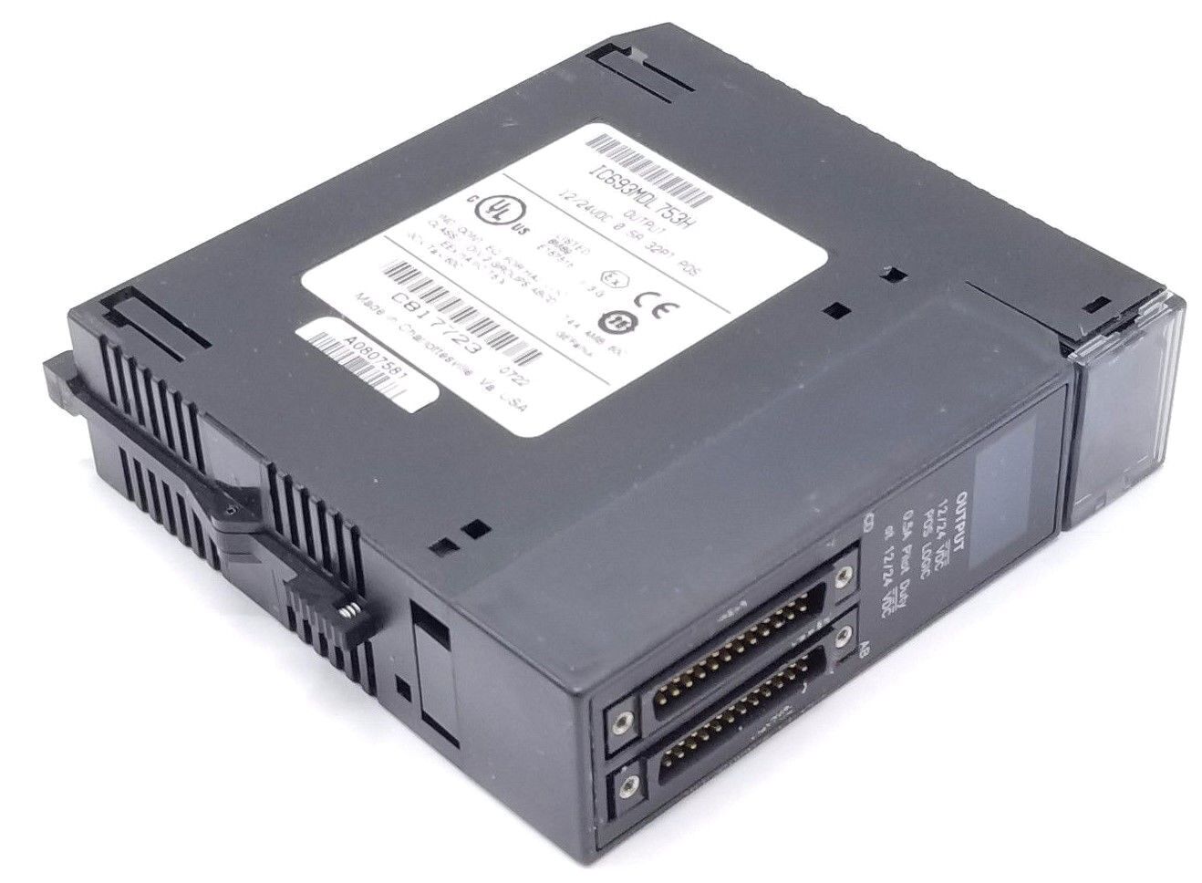 GE FANUC IC693MDL753H OUTPUT MODULE 12/24 VDC, 0.5A, 32PT POS