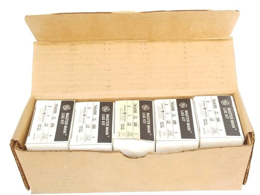 LOT OF 5 NIB GE THLK200 MASTER MAIN LUG KITS 120/240VAC, 200A, 2P, 1-250MCM