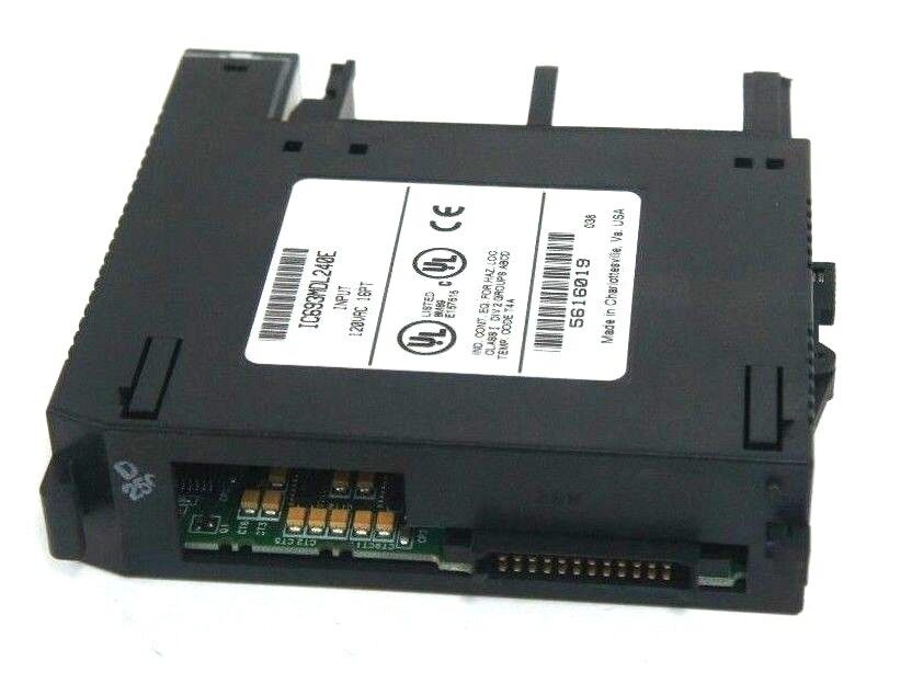 GE FANUC IC693MDL240E INPUT MODULE 120VAC INPUT 16PT MISSING DOOR