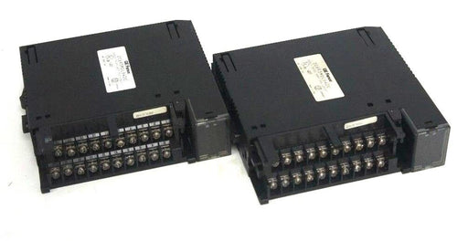 LOT OF 2 GE FANUC IC693MDL640C INPUT MODULE 24VDC 16 PT POS LOGIC MISSING DOORS
