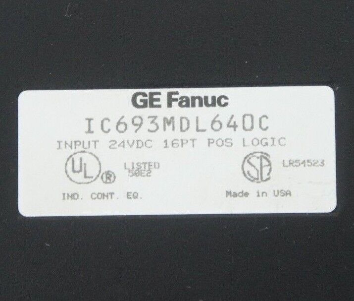 LOT OF 2 GE FANUC IC693MDL640C INPUT MODULE 24VDC 16 PT POS LOGIC MISSING DOORS