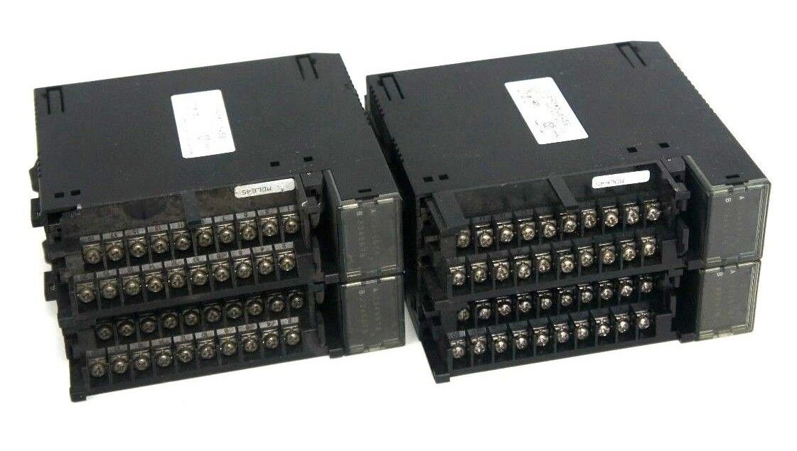 LOT OF 4 GE FANUC IC693MDL645B 16 PT INPUT MODULES 24VDC POS/NEG LOGIC W/O DOORS