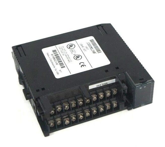 LOT OF 2 GE FANUC IC693MDL240F INPUT MODULES 120VAC, 16PT, MISSING DOORS