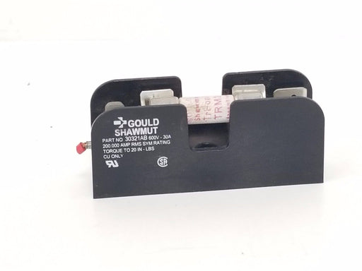 GOULD SHAWMUT 30321AB FUSE BLOCK 30AMP 1P 600VAC W/ GOULD SHAWMUT TRM10 FUSE