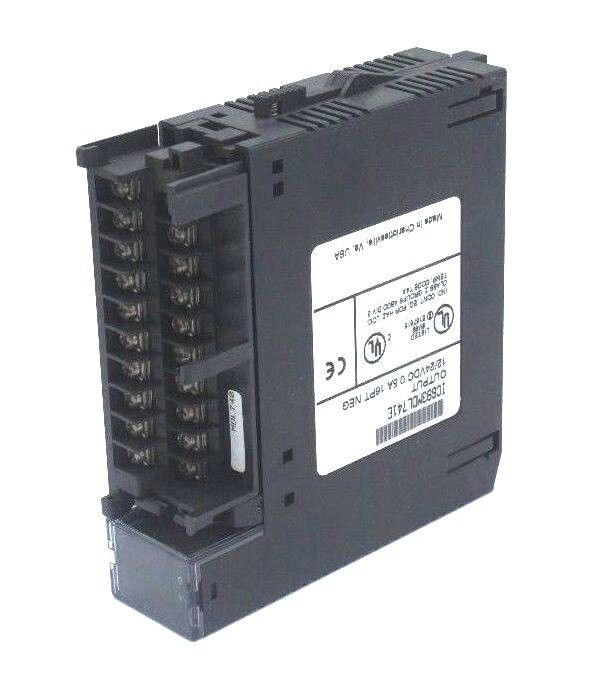 LOT OF 2 GE FANUC IC693MDL741E OUTPUT MODULES 12/24VDC, 0.5A, 16PT NEG