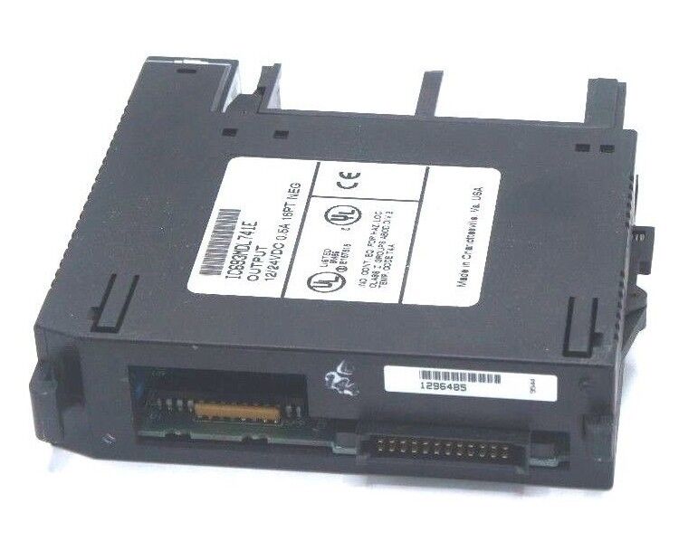 LOT OF 2 GE FANUC IC693MDL741E OUTPUT MODULES 12/24VDC, 0.5A, 16PT NEG