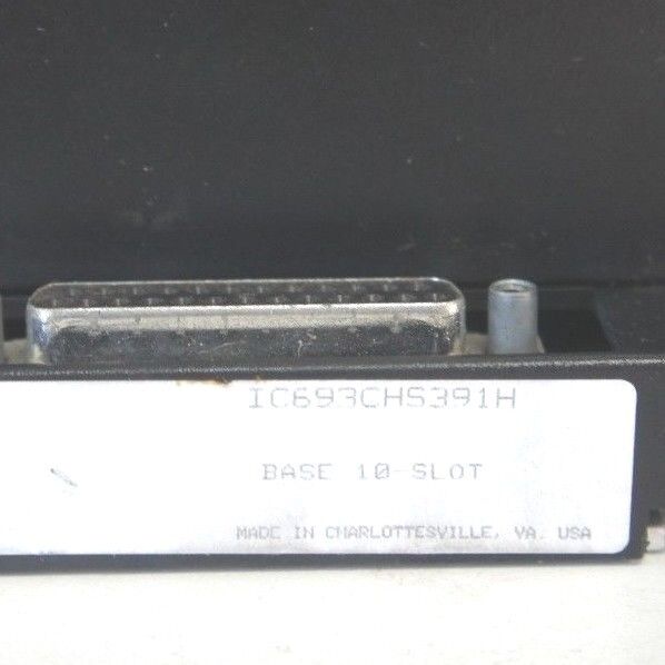GE FANUC IC693CHS391H 10 SLOT RACK W/ (4) IC693MDL645D & (1) IC693MDL740E