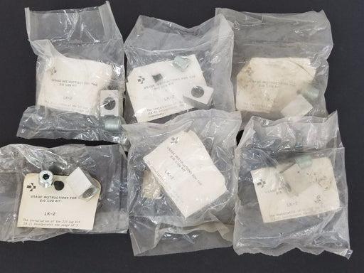 LOT OF 6 NEW GOULD MODICON LK-2 LUG KITS LK2 2/0