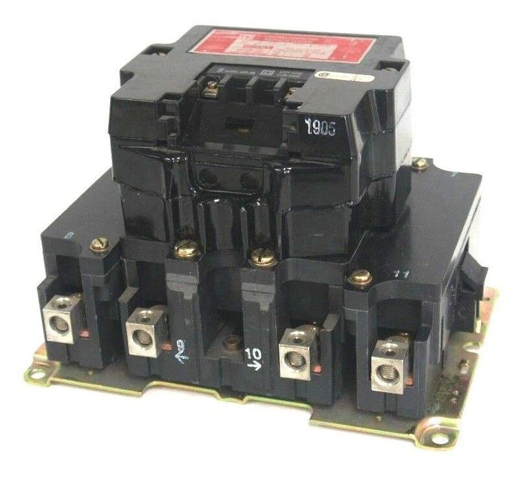 SQUARE D 8903SQO3 LIGHTING CONTACTOR 100A, 277/347/480/600V, SER A, 8903SQO3V04