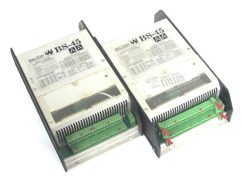 LOT OF 2 BALOGH BS-45-AA SERIAL CONTROL MODULES BS45AA