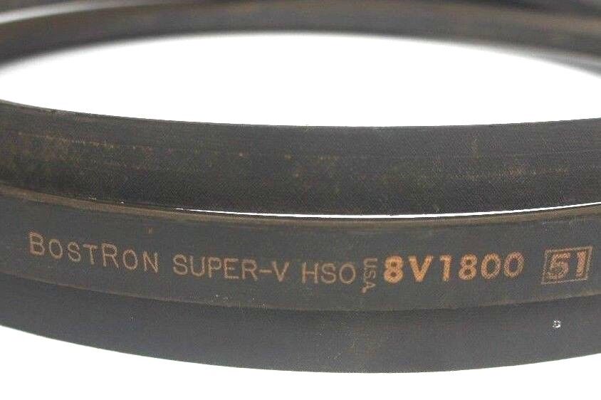 NEW BOSTRON 8V1800 HY-T WEDGE V-BELT SUPER HC WIDTH-1INCH 180INCH CIRCUMFERENCE