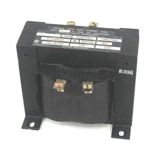 ALLEN BRADLEY X-210922 CONTROL CIRCUIT TRANSFORMER 220-480V, 50/60HZ