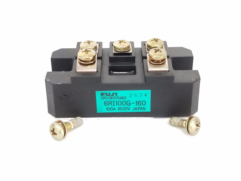 FUJI ELECTRIC 6RI100G-160 POWER DIODE MODULE 100AMP, 1600V GLASS PASSIVATION