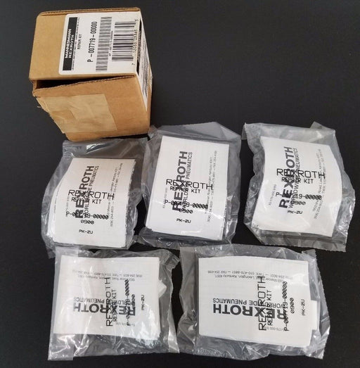 LOT OF 5 NEW REXROTH P-007719-00000 REPAIR KITS P00771900000