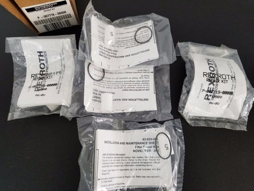 LOT OF 5 NEW REXROTH P-007719-00000 REPAIR KITS P00771900000