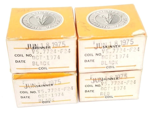 LOT OF 4 NIB SKINNER V5.7724-F24 VALVE REPLACEMENT COILS 4.0-4.9 OHMS