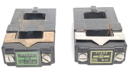 LOT OF 2 ALLEN BRADLEY 71A06 COILS 220V, 60HZ