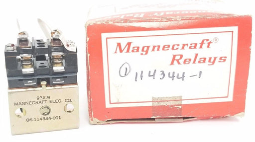 NIB MAGNECRAFT ELEC. CO. 06-114344-001 RELAY 93X-9