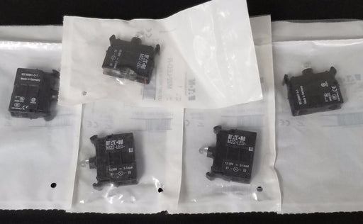 LOT OF 5 NEW EATON CUTLER-HAMMER M22-LED-R LED UNIT RED 12-30V, M22LEDR