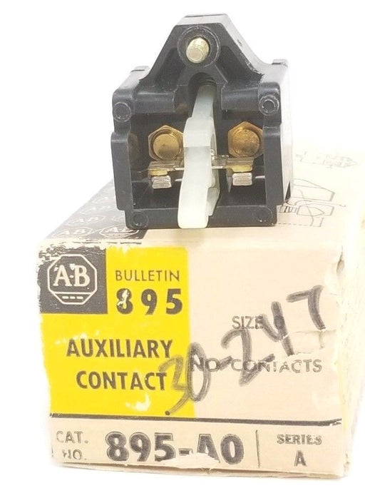 NIB ALLEN BRADLEY 1495-G0 AUXILIARY CONTACT 1495G0, SER. A
