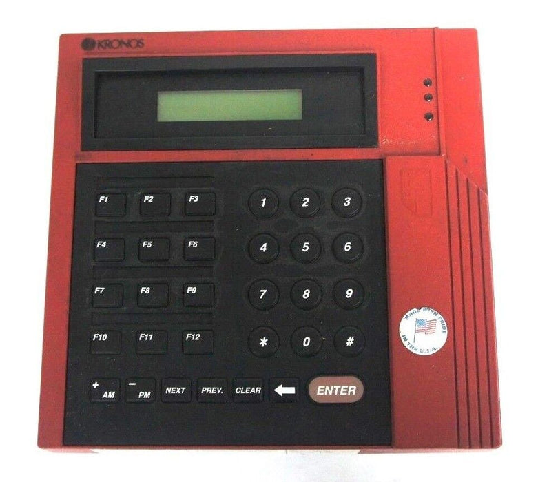 KRONOS 8600615-001 DIGITAL TIME CLOCK MODEL 460F 120 VAC, 60 HZ, 150 MA