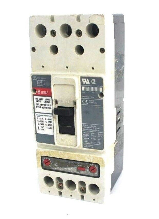 CUTLER HAMMER HM2P250L5WS10 CIRCUIT BREAKER SER. C, STYLE 6621C51G08 250 AMP
